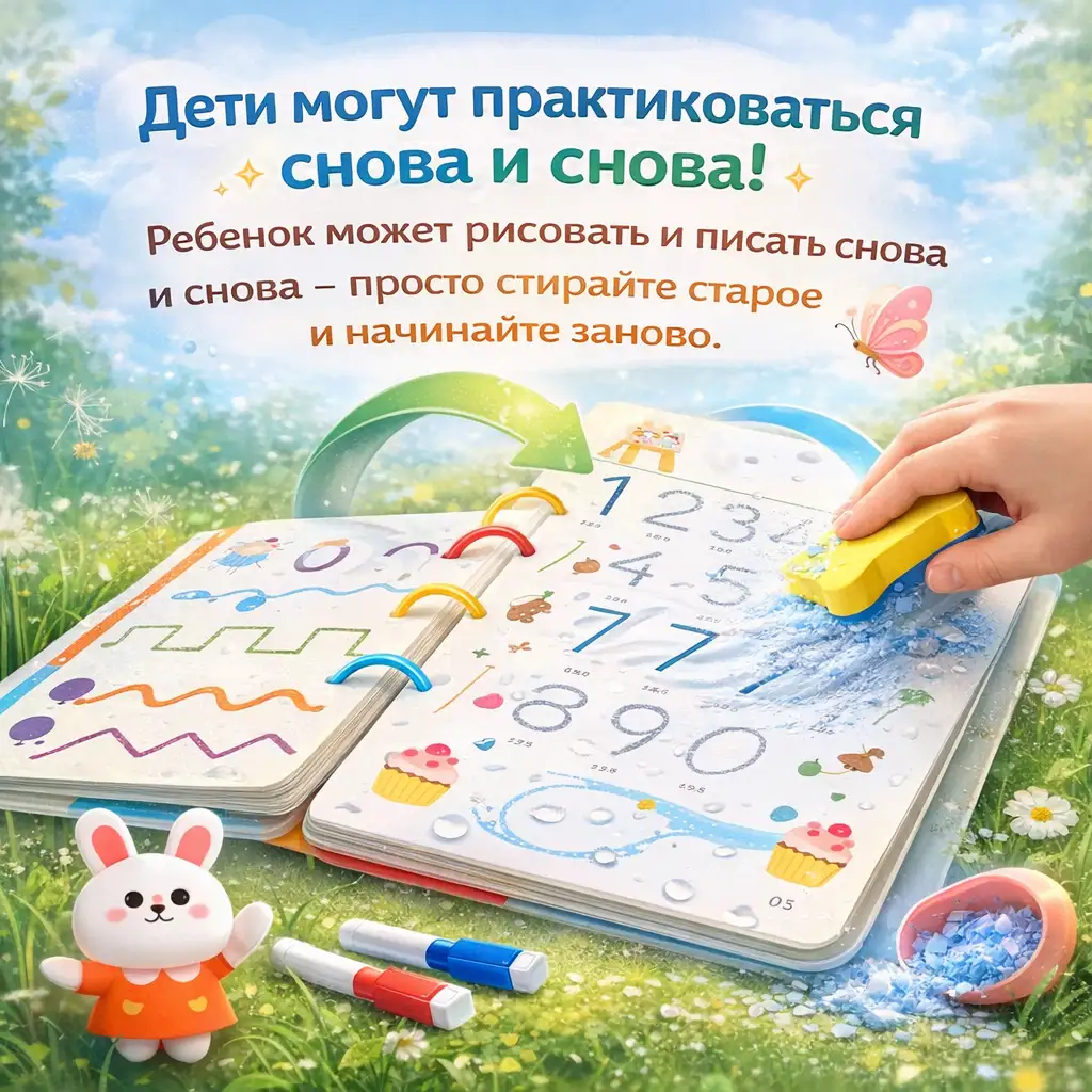 Дети могут практиковаться снова и снова
