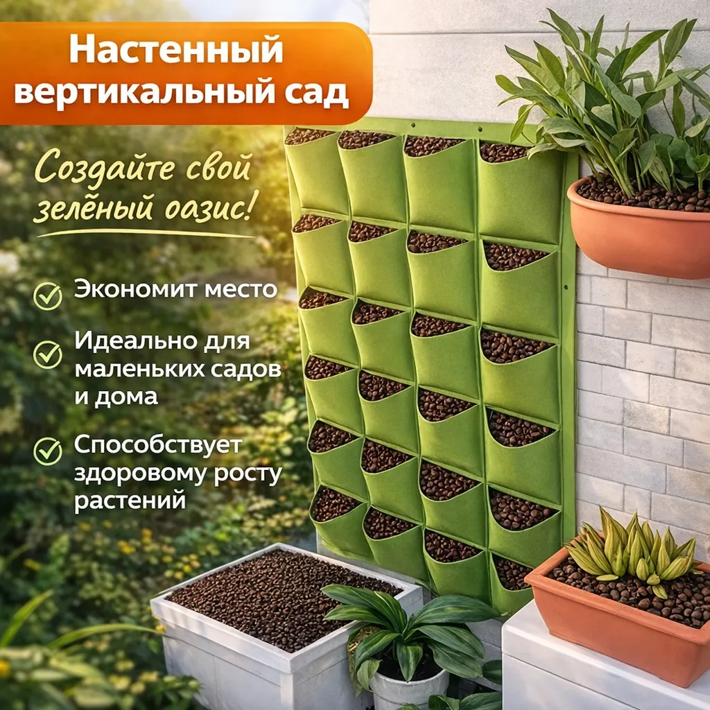 Растения в карманах