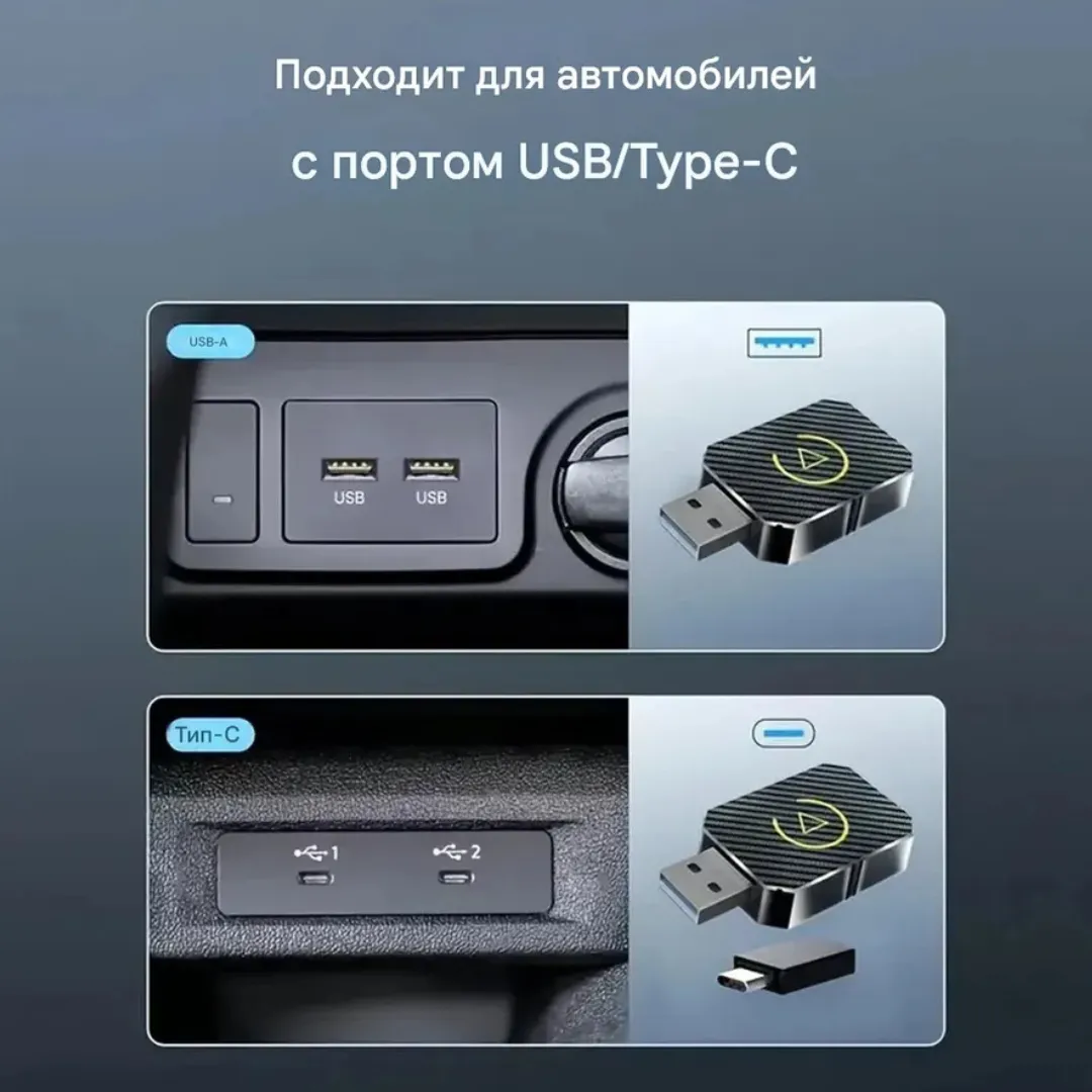 Подходит для USB и Type-C